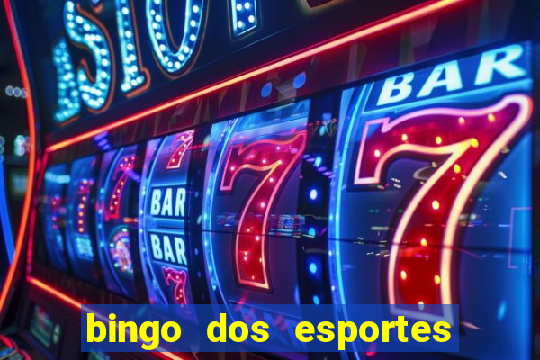 bingo dos esportes para imprimir